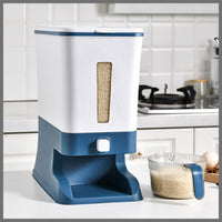 Thumbnail for Auto Grain Case Cereal Dispenser Storage Box Kitchen Food Rice Container Cup - Bring To Door 