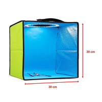 Thumbnail for 12'' LED Light Room Photo Studio Photography Lighting Tent Kit Backdrop Cube Box