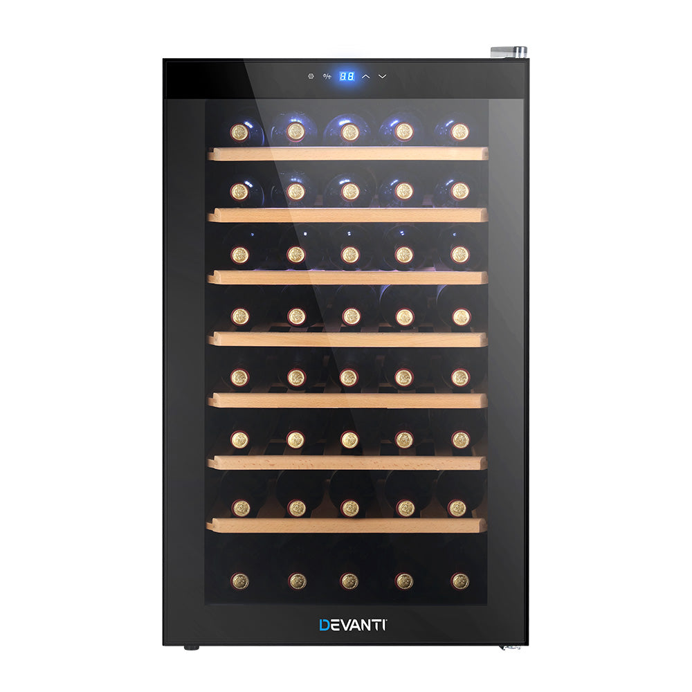 Devanti Wine Cooler Fridge 51 Bottles - Bring To Door 