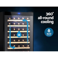 Thumbnail for Devanti Wine Cooler Fridge 51 Bottles - Bring To Door 