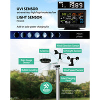 Thumbnail for Devanti Weather Station Indoor Outdoor Wireless WiFi Professional Solar Sensor - Bring To Door 